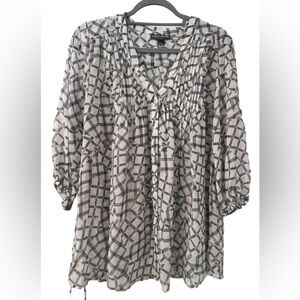 A Pea In The Pod Maternity Sheer Blouse Size SP